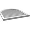 Ekena Millwork Round Top Surface Mount PVC Gable Vent: Functional, w/ 2"W x 2"P Brickmould Sill Frame, 32"W x 36"H GVPRT32X3603SF - alternate 3